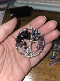 Twilight Galaxy Tree of Life Suncatcher 