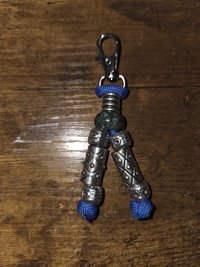 Royal Blue Paracord Keychain
