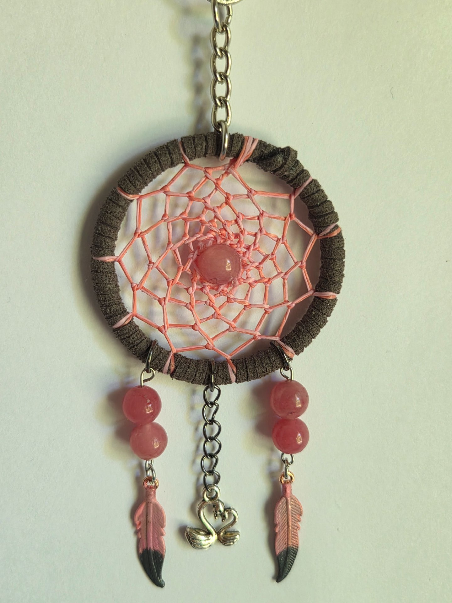  Blush & Charcoal Swan