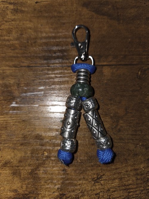 Royal Blue Paracord Keychain