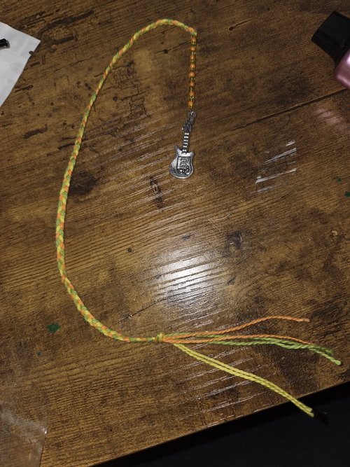 Sunset Jam Braided Bookmark
